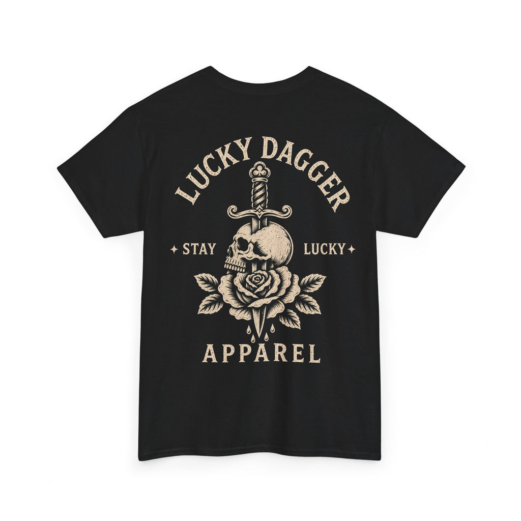 Stay Lucky Rose T-Shirt | Lucky Dagger Apparel