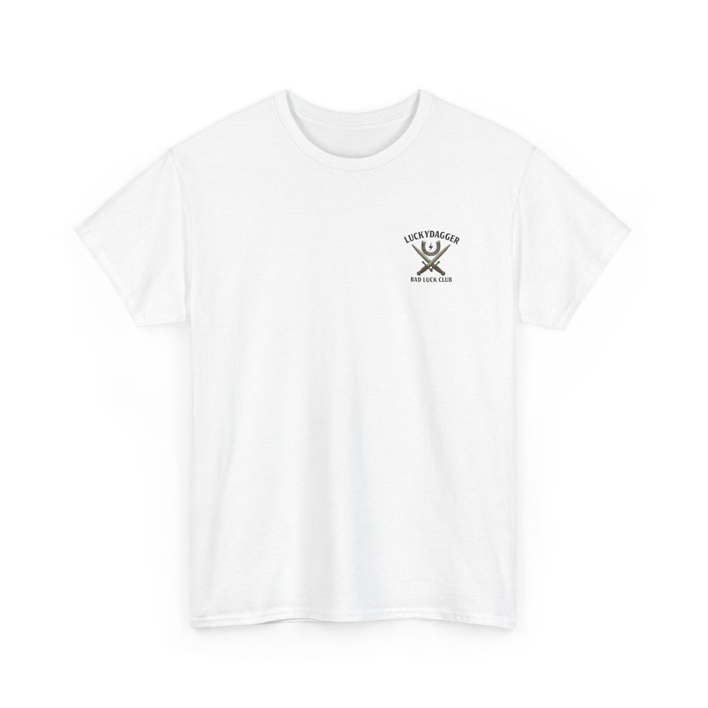 Bad Luck Dagger T-Shirt | Lucky Dagger Apparel