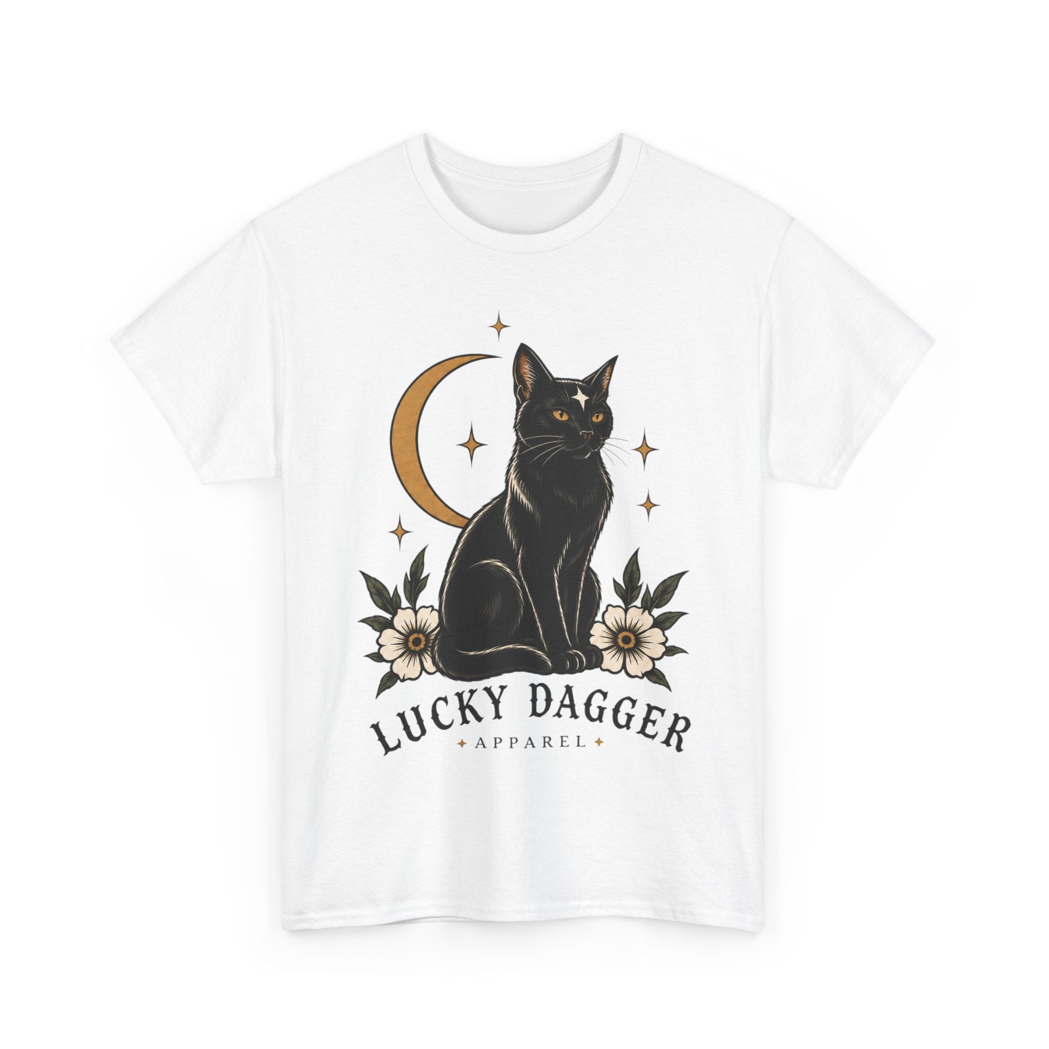 Black Cat T-Shirt | Lucky Dagger Apparel