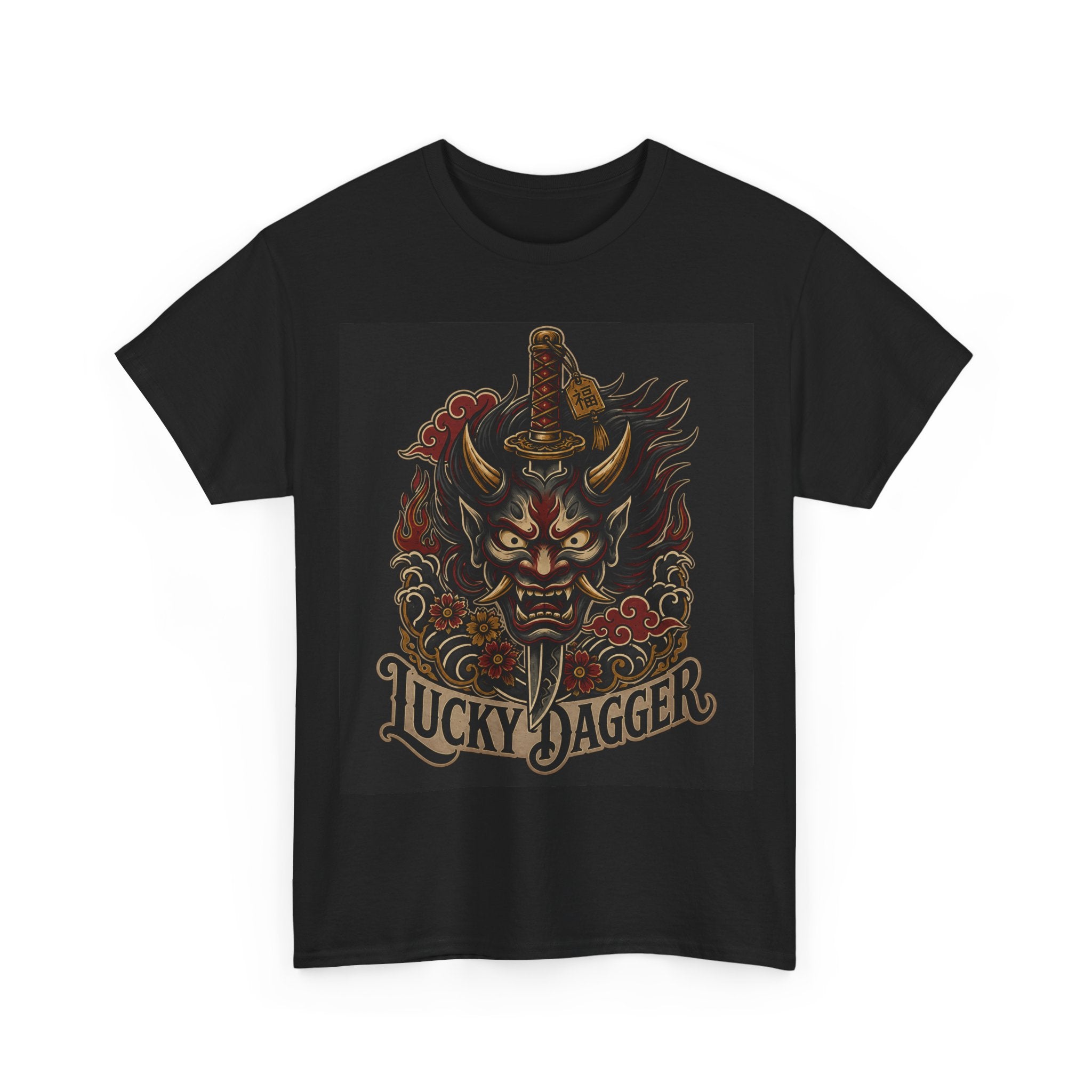 Lucky Dagger Oni Mask B T-Shirt | Lucky Dagger Apparel