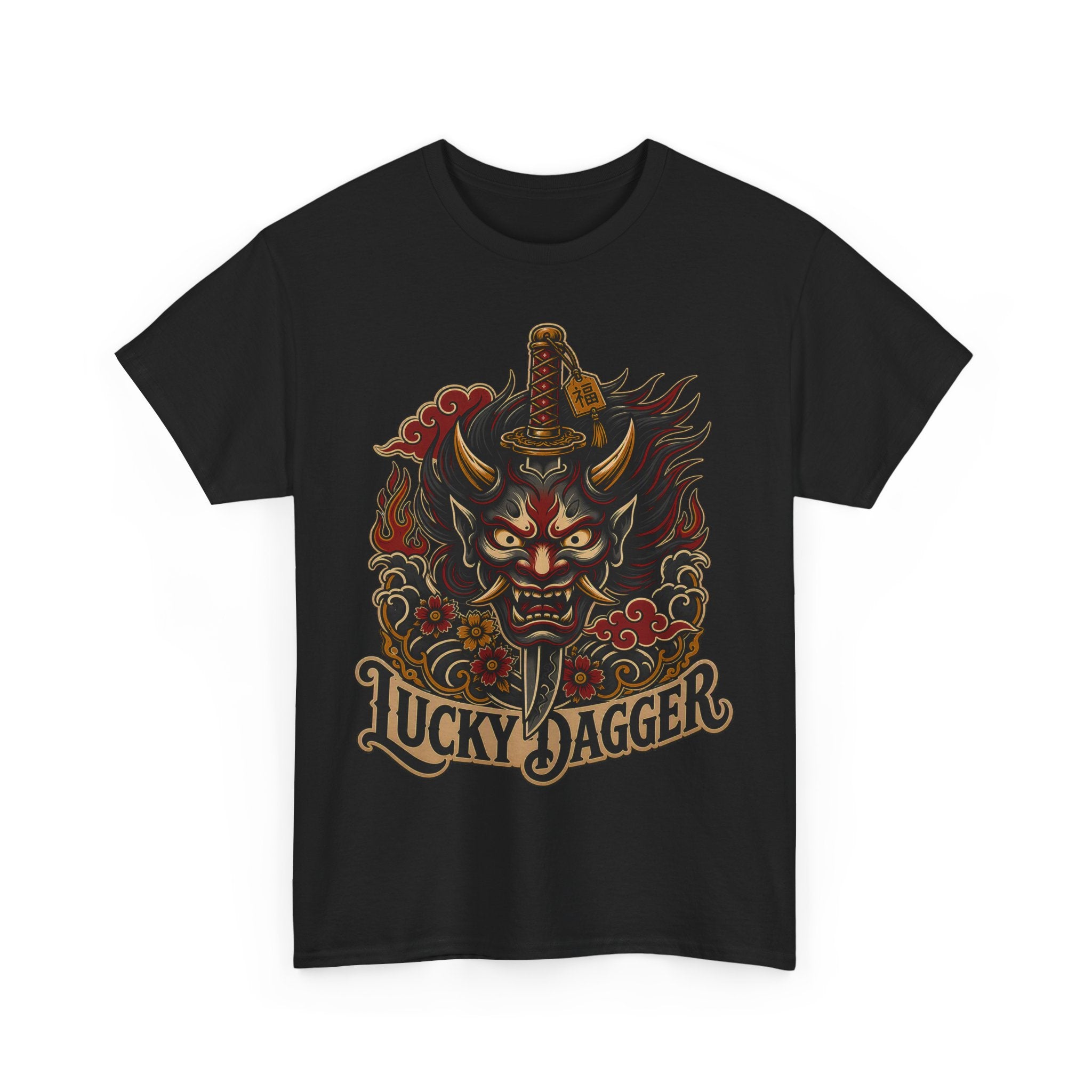 Lucky Dagger Oni Mask B T-Shirt | Lucky Dagger Apparel